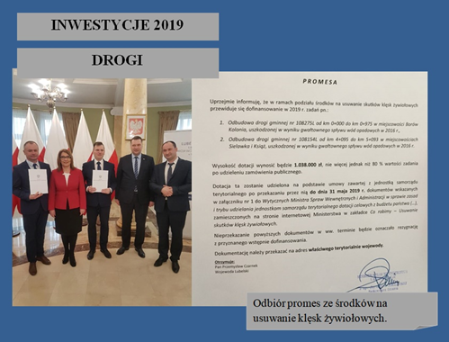 Odbiór promes na usuwanie klęsk żywiołowych