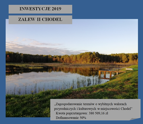 Infrastruktura wokół drugiego Zalewu w Chodlu