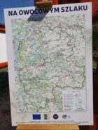 mapa ze szlakami rowerowymi