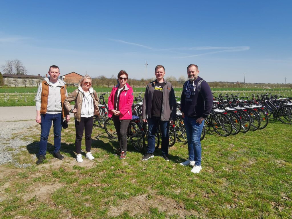 Reprezentacja Gminy Chodel w miejscowości Kolonia Łaziska